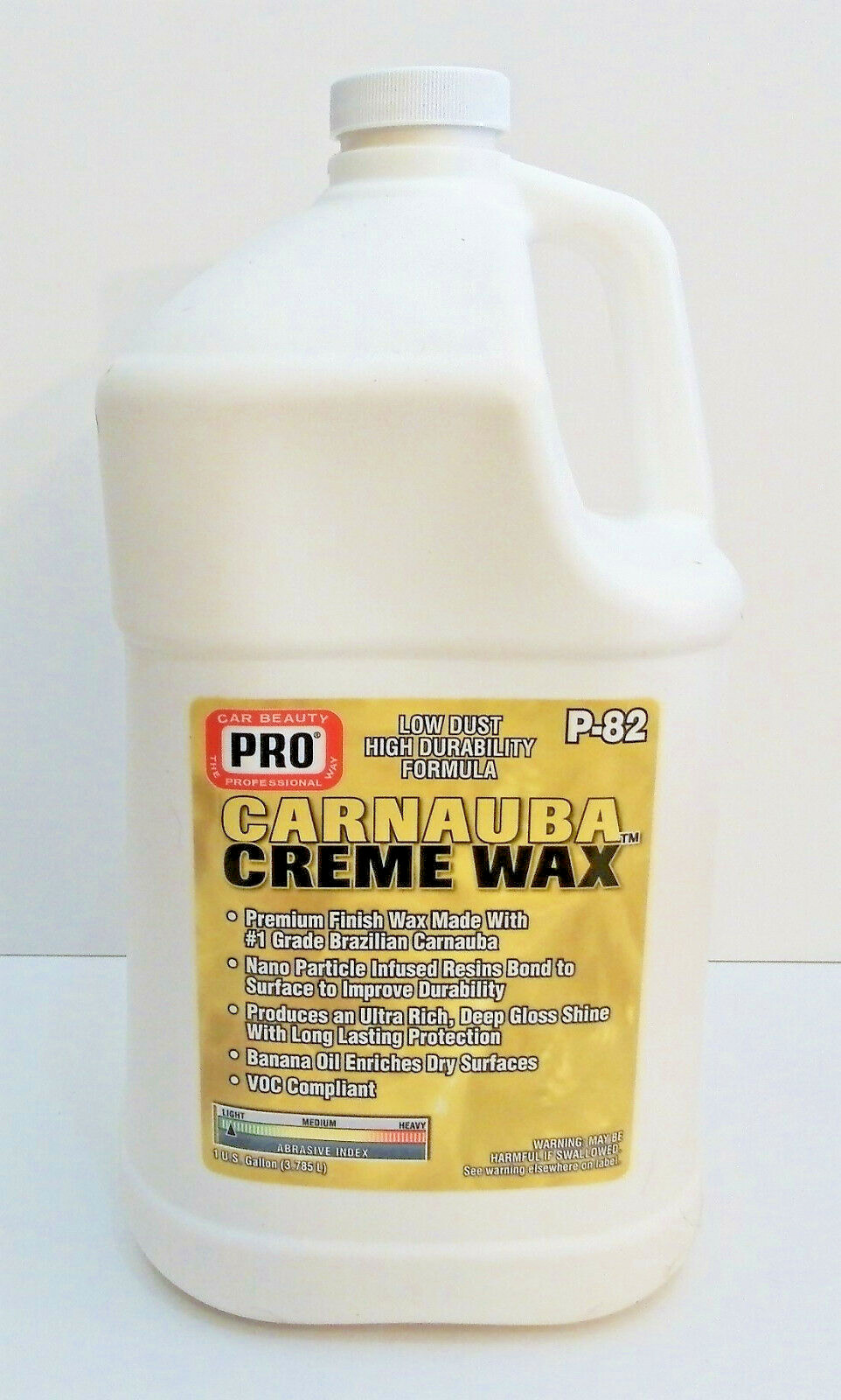PRO Brazilian Carnauba Creme Car Wax NANO Infused Resins GAL. *HUGE BUNDLE* USA!