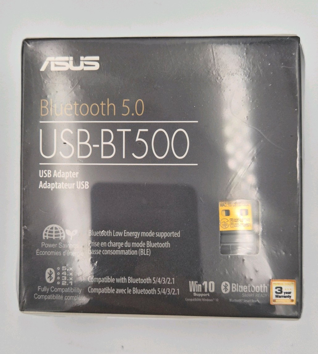 Asus Bluetooth 5.0 USB-BT 500 USB Adapter New Sealed