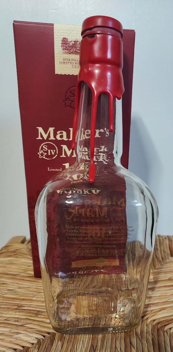 Empty Maker's Mark Limited Release 101 Proof Kentucky Straight Bourbon Whiskey B