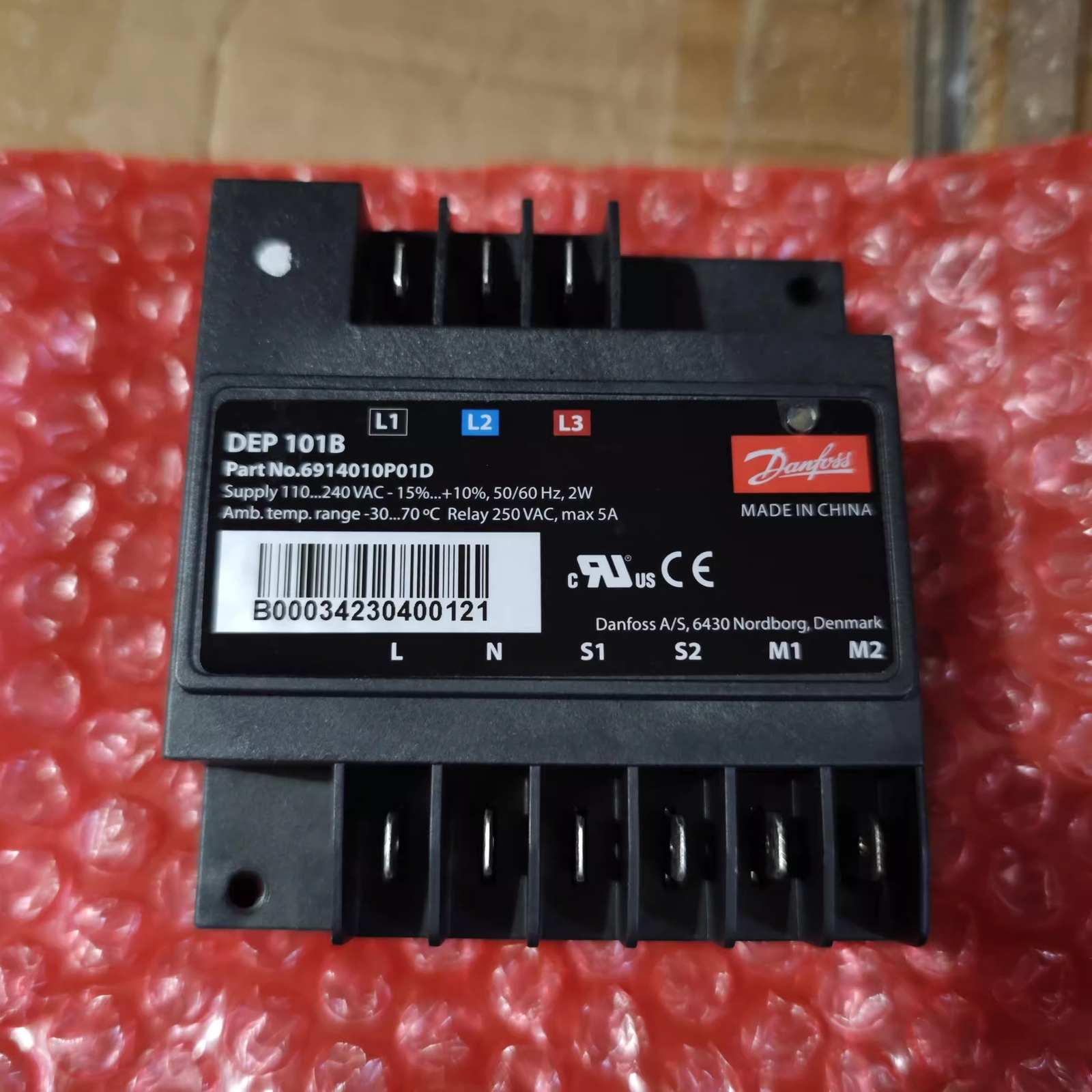1pcs Danfoss DEP101B Compressor Protection Module Motor Protector 6914010P01D