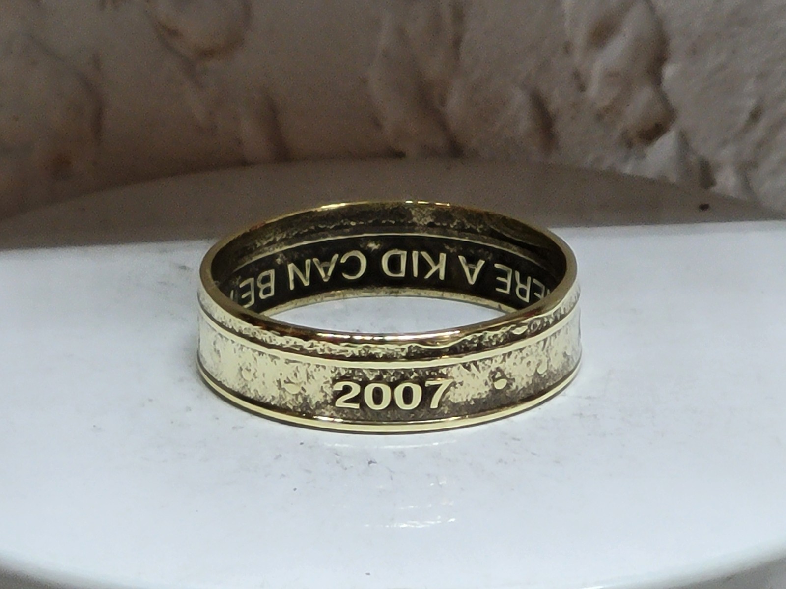 CHUCK e CHEESE - 2007 - Size 11 Token Coin Ring