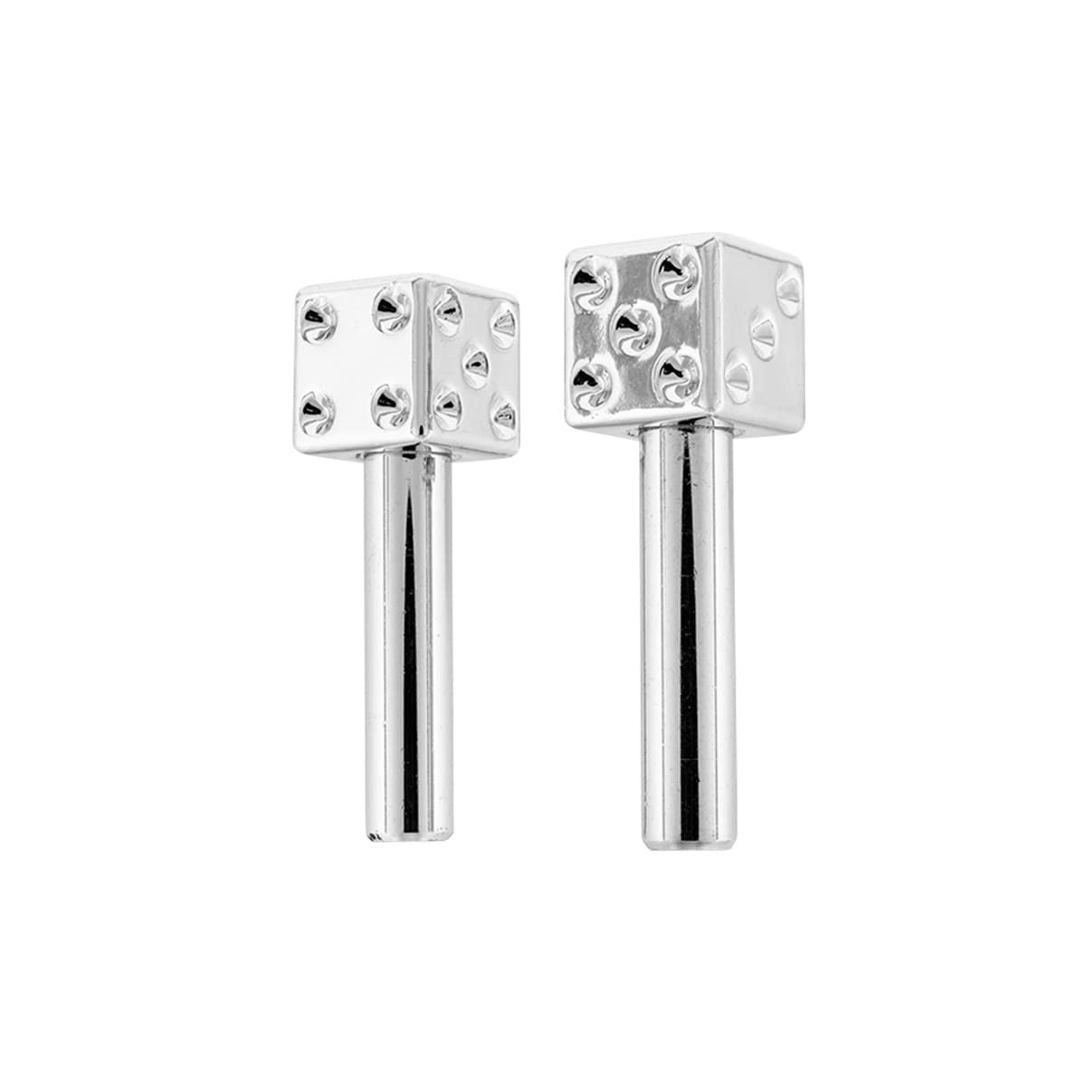 United Pacific 70049 High Impact Plastic Construction Dice Door Lock Chrome