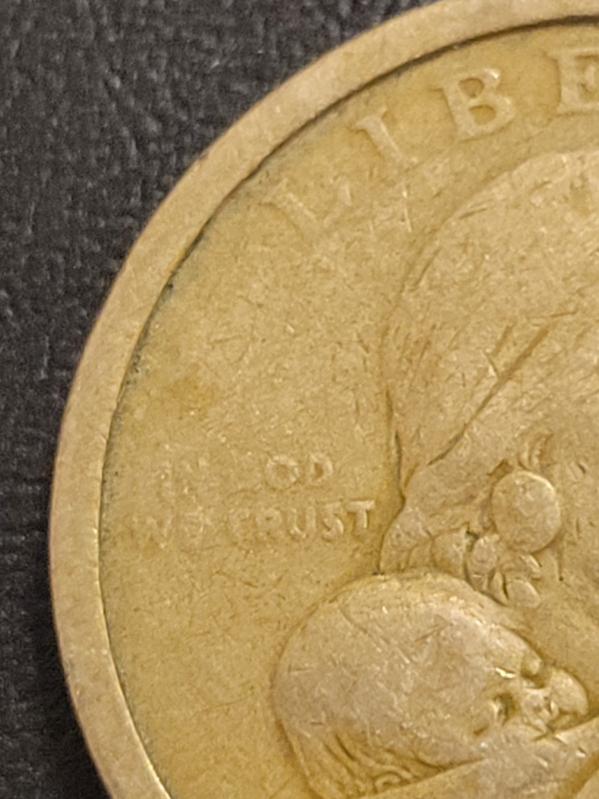 This Sacagawa 2007 Dollar Coin Error.