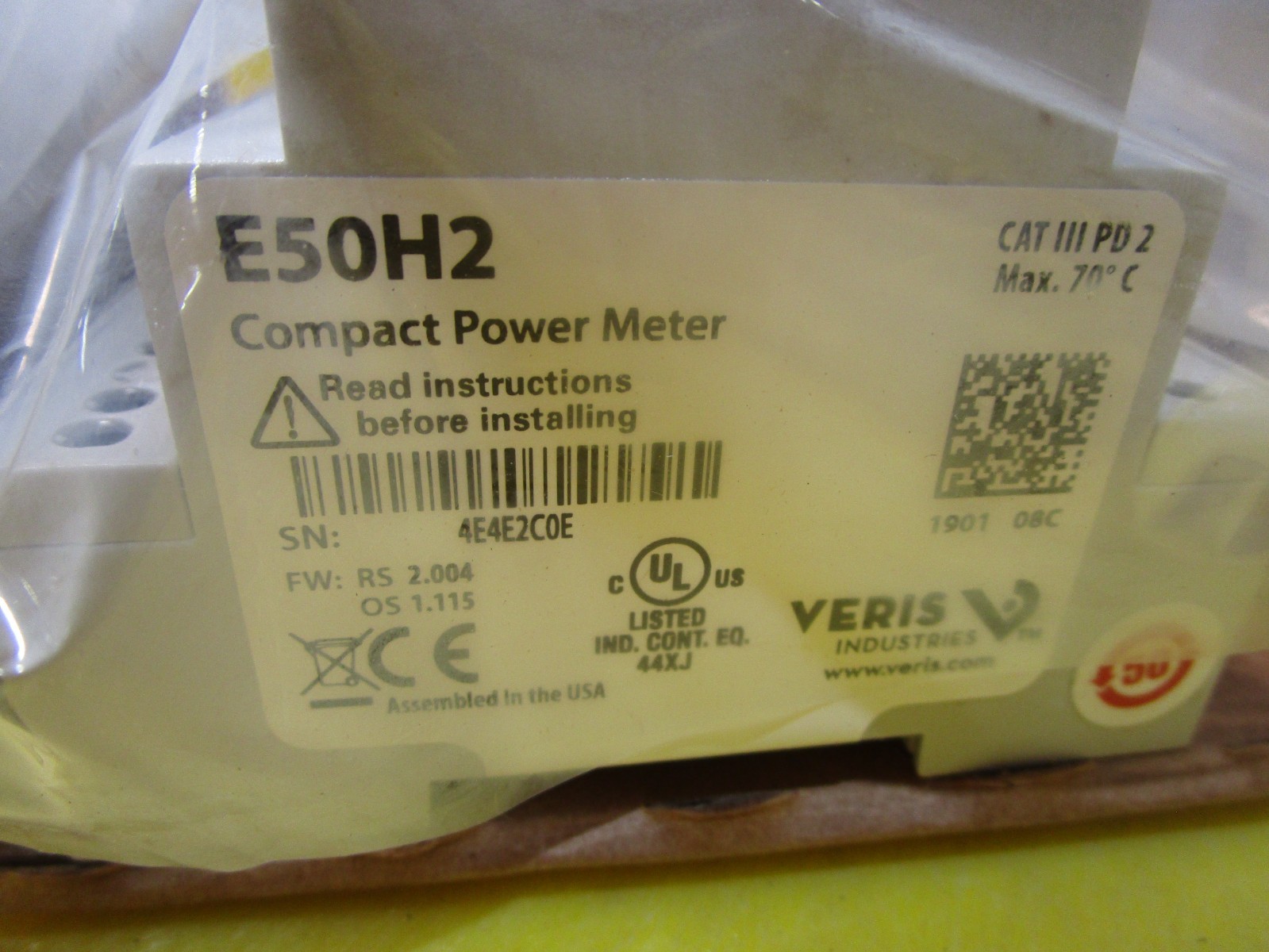 Veris Industries E50H2 Compact Power Meter