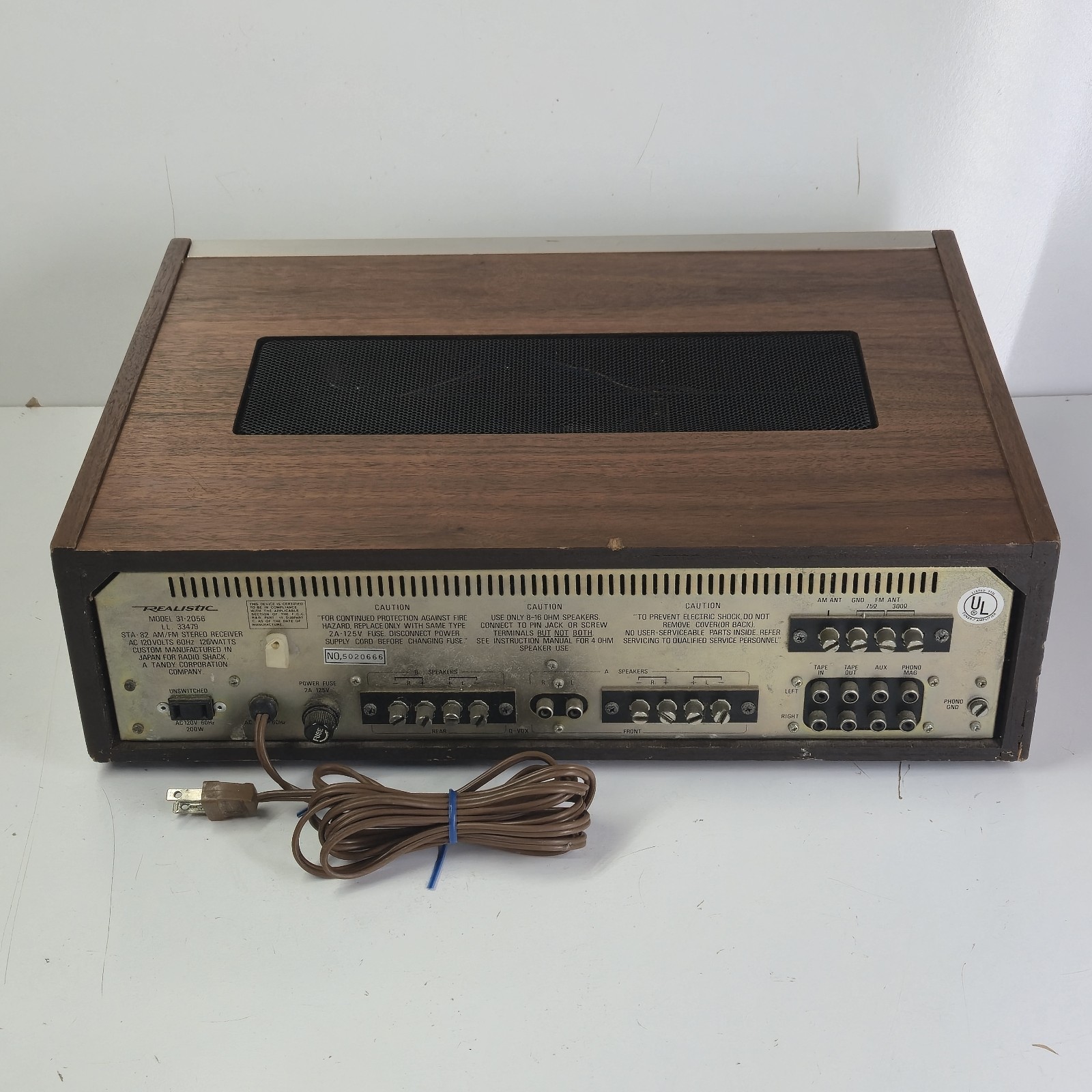 Vintage Realistic STA-82 Stereo Receiver Working