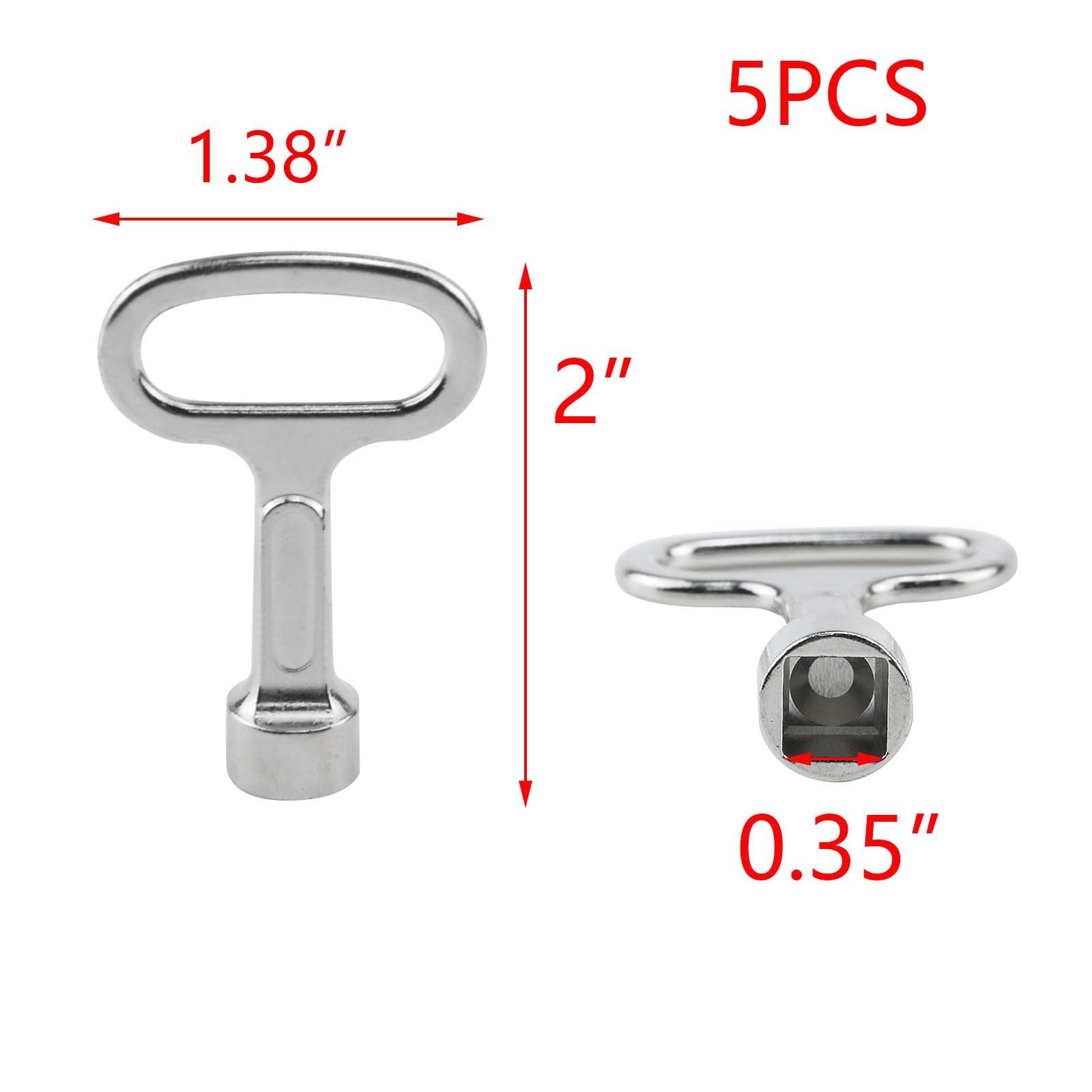 5PCS Square Socket Wrench Key 2"×1.5"