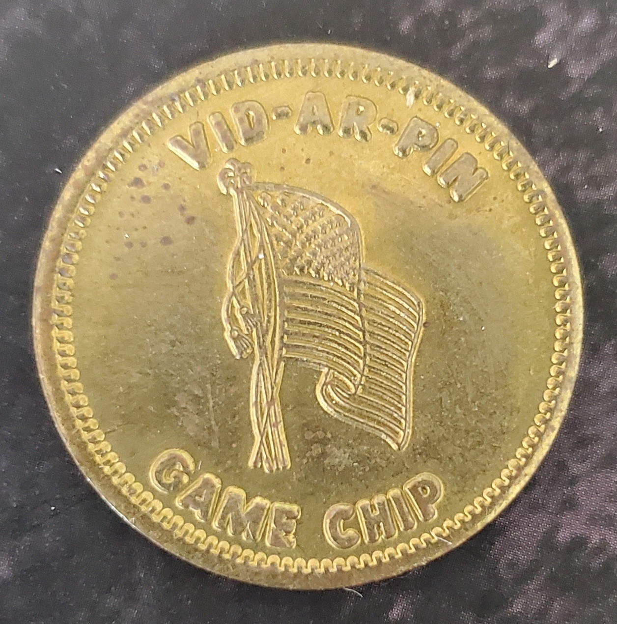 VID-AR-PIN Game Chip Arcade Game Token Boise, Idaho
