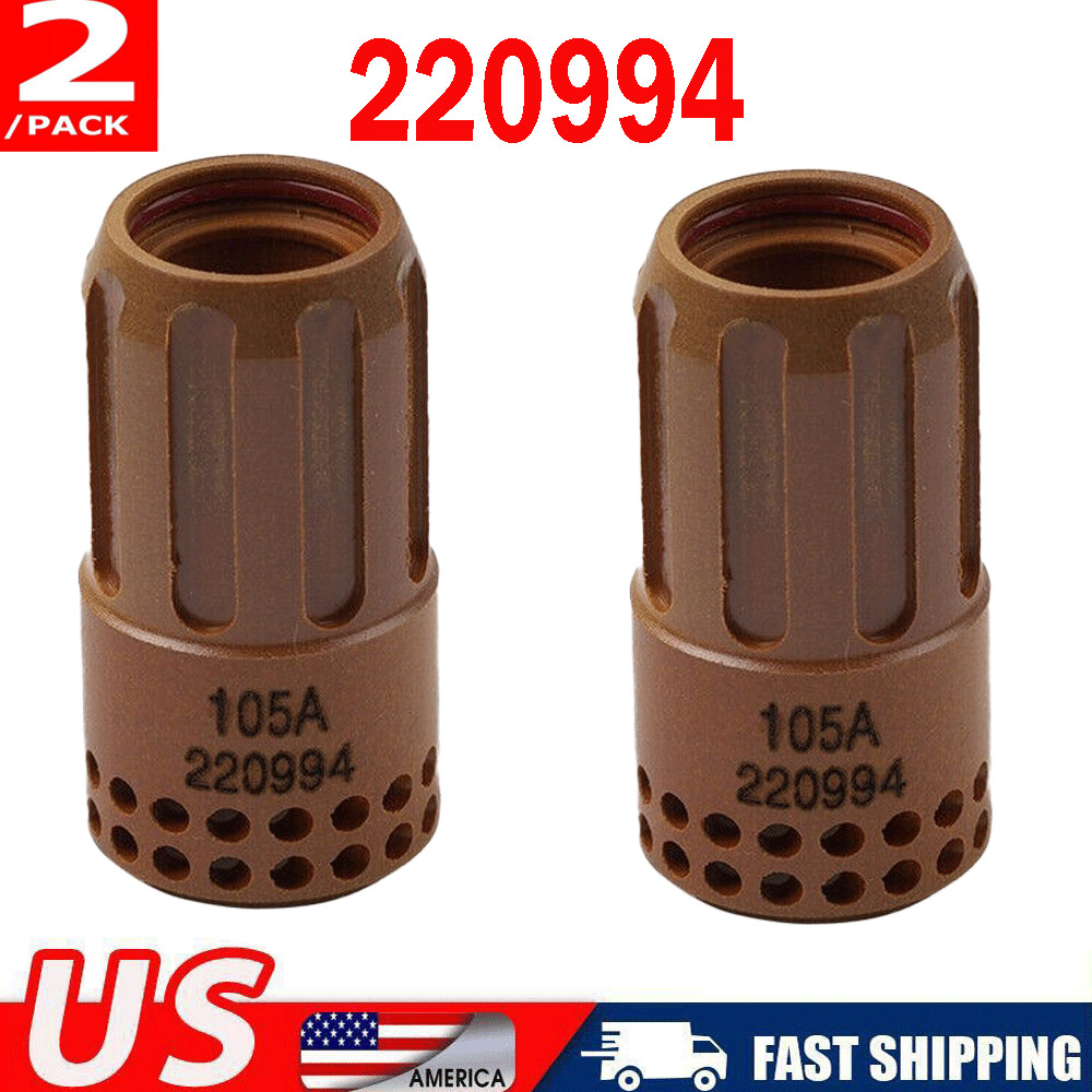 2pcs New Plasma Shield 220994 compatible with Powermax 45XP/65/85/105 Torch