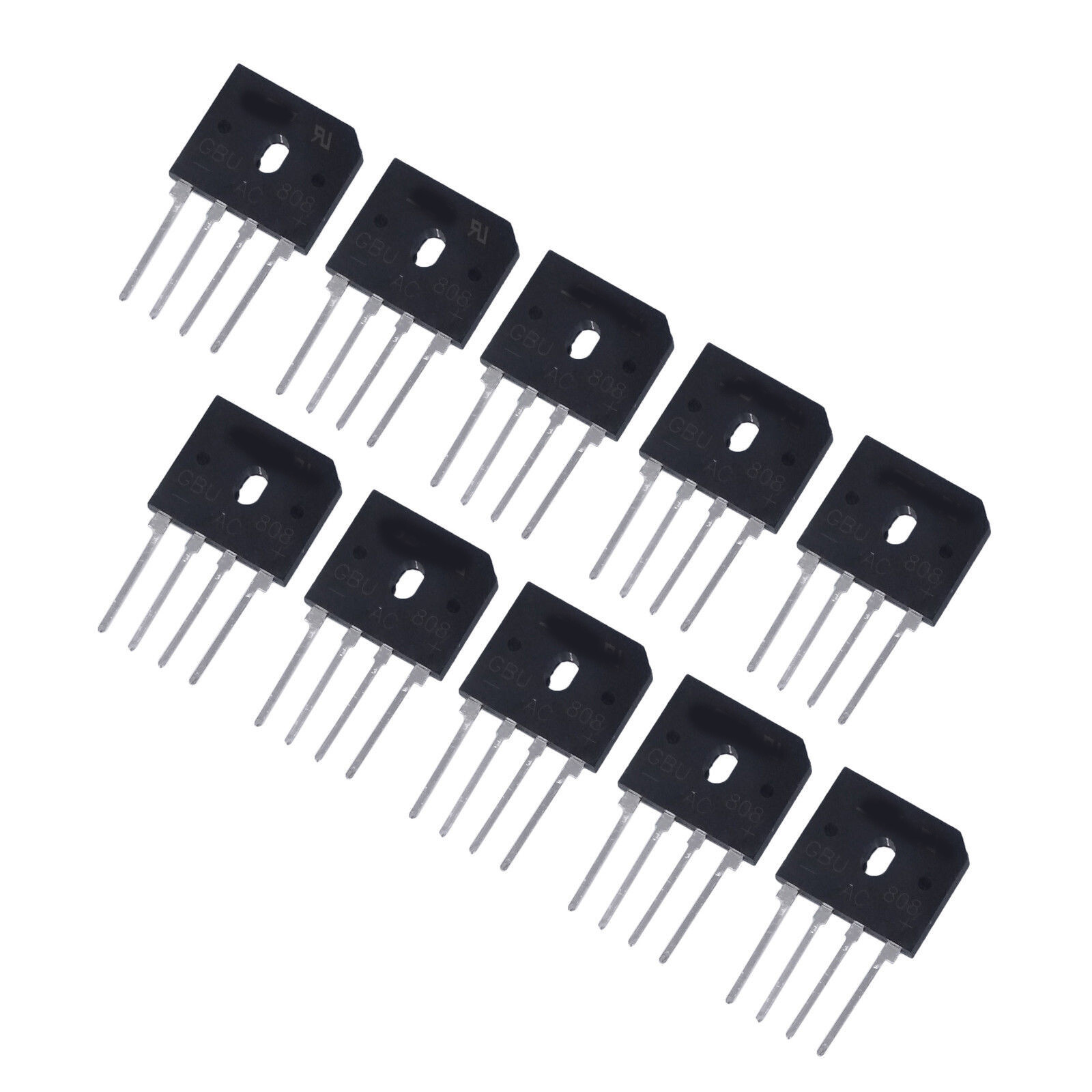 10pcs GBU808 GBU-808 8A 800V Bridge Rectifier