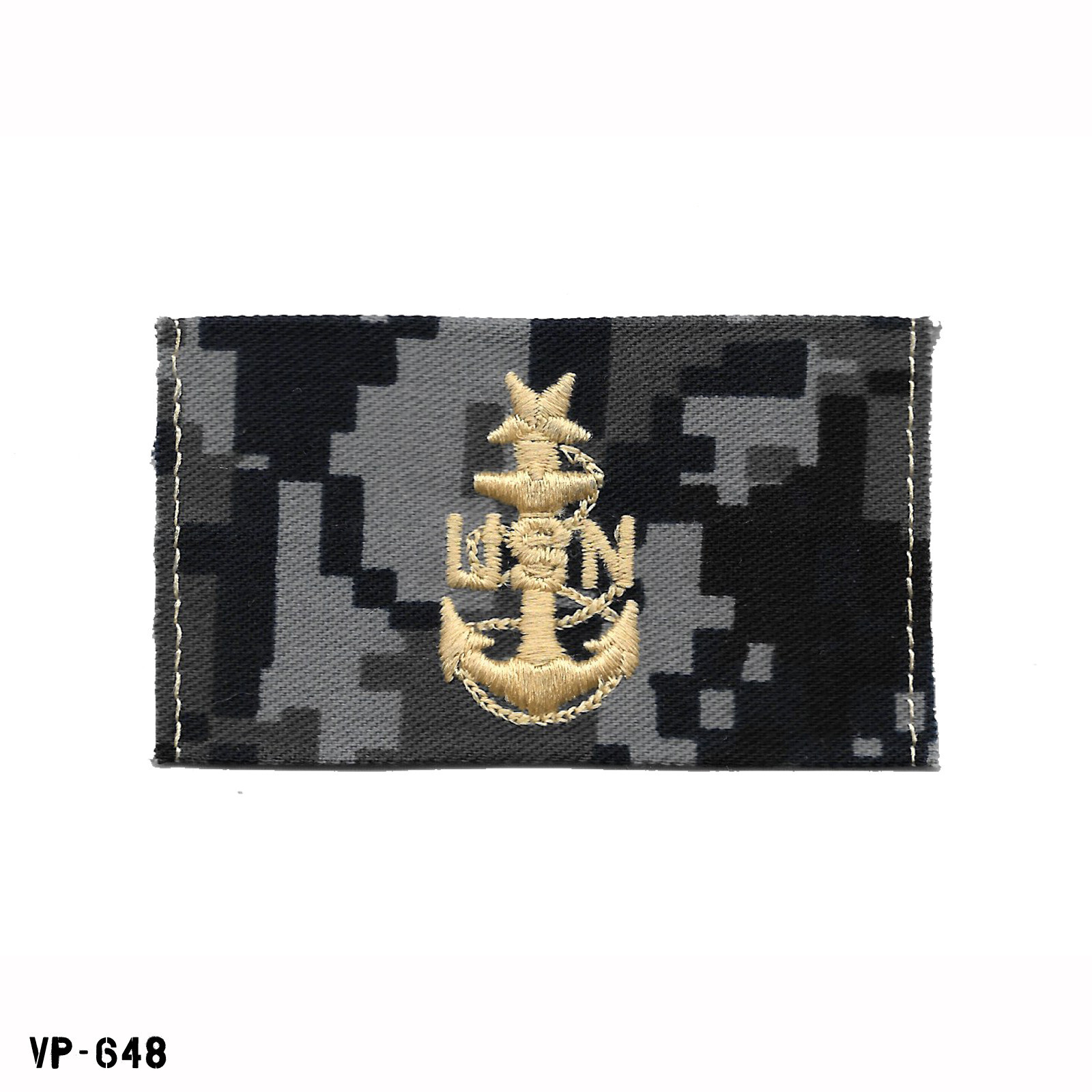 USN BDG Blue Digital Senior Chief Petty Officer SRCPO E8 Cap Device Vanguard USA