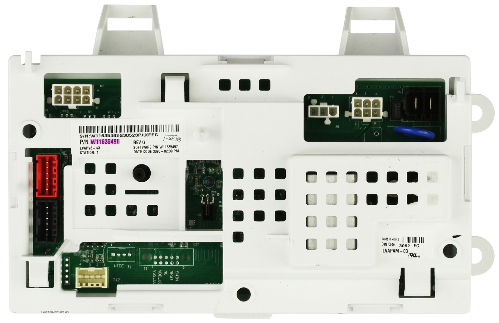 Whirlpool W11635498 Washer Control Board