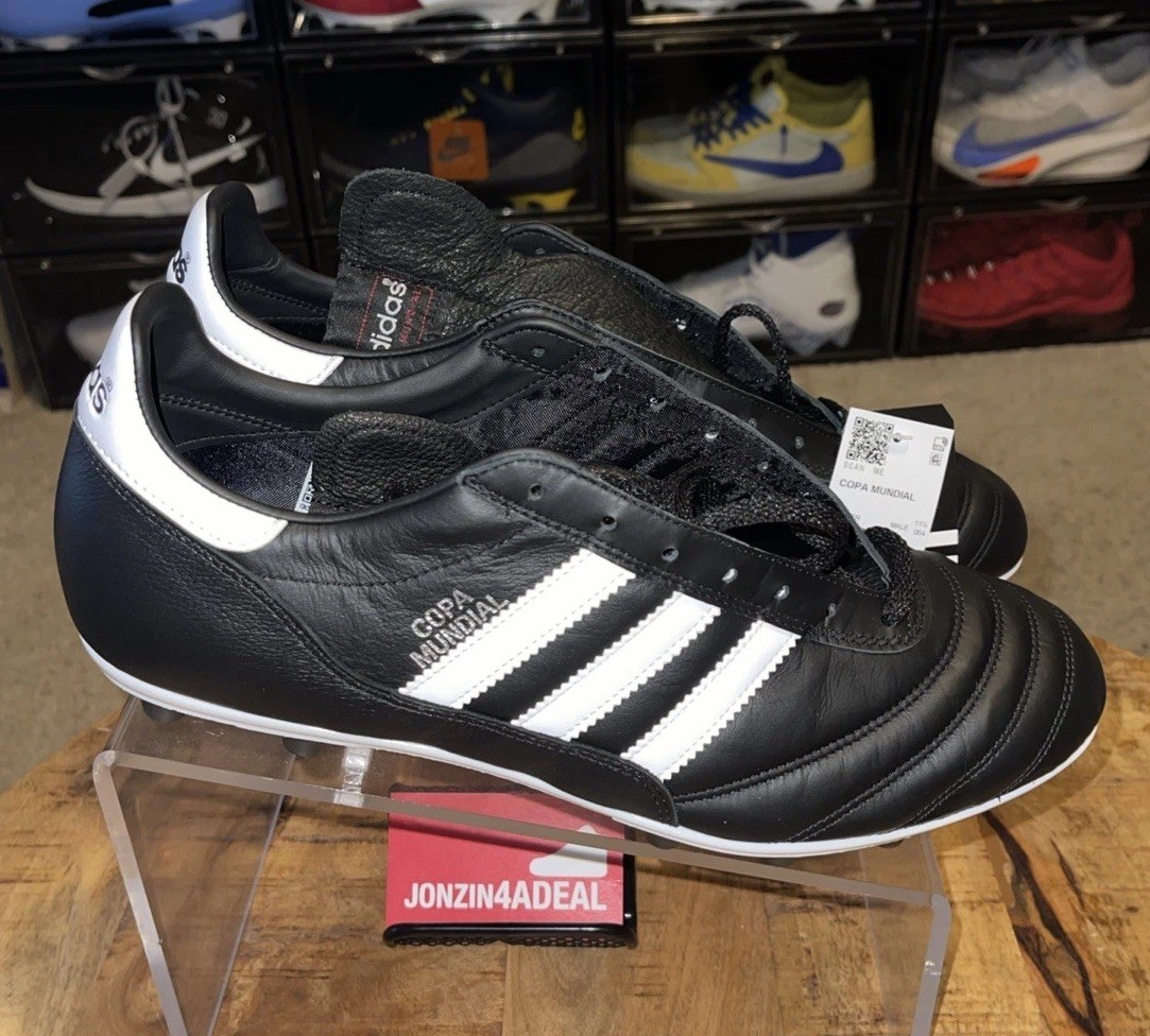 Size 12 Adidas Copa Mundial Black Men’s Soccer Cleats 015110 Made Germany $180