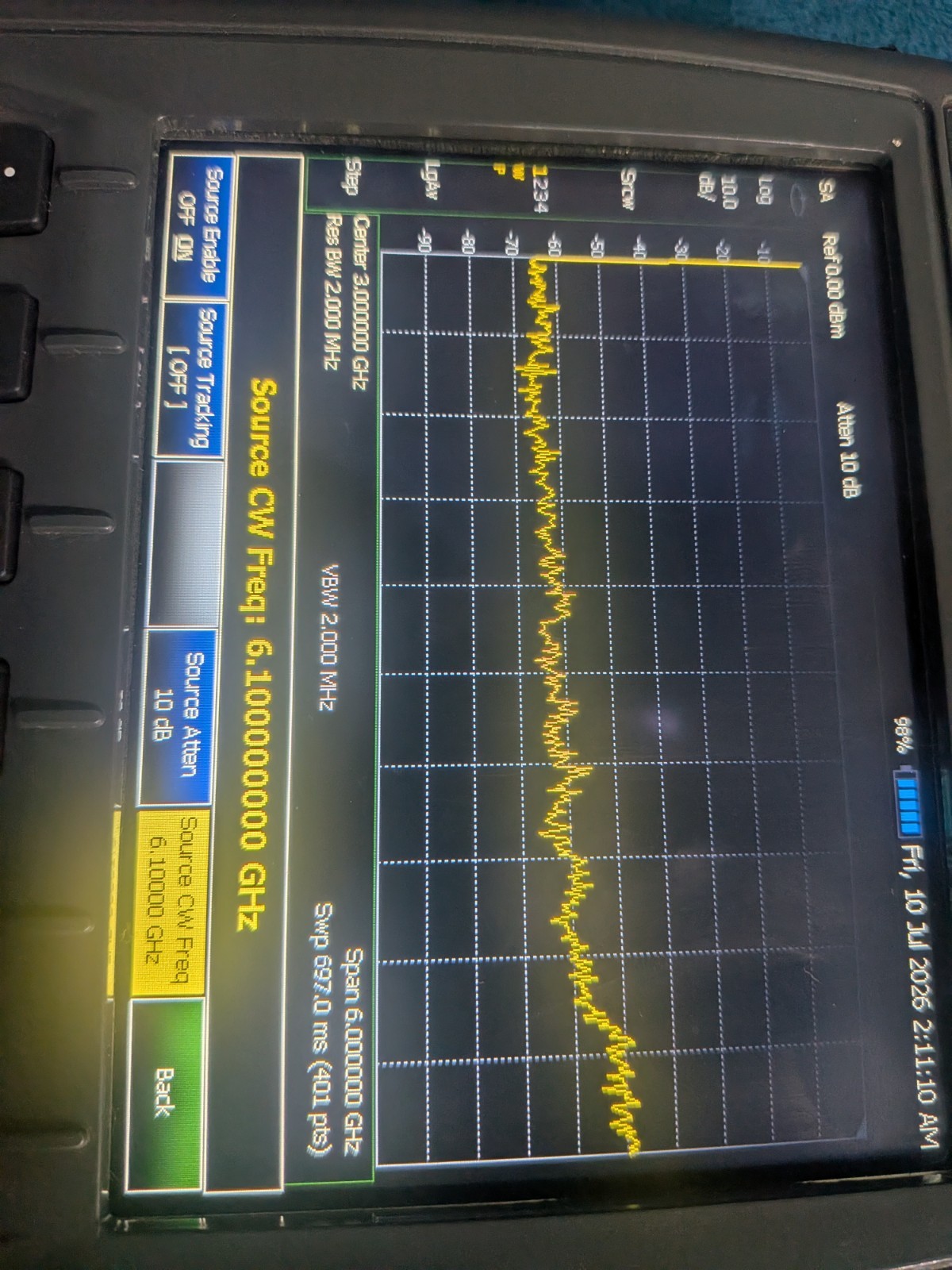 Keysight Agilent Fieldfox N9912A Spectrum Analyzer Generator VNA Meter Cpu2 Cald