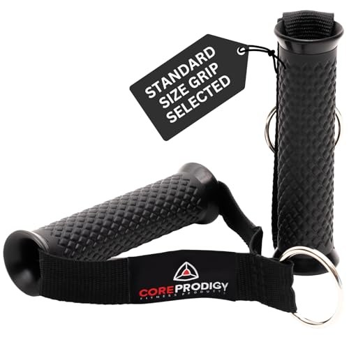 Heavy Duty Exercise Handles - Grip Attachments for Cable Machine Standard