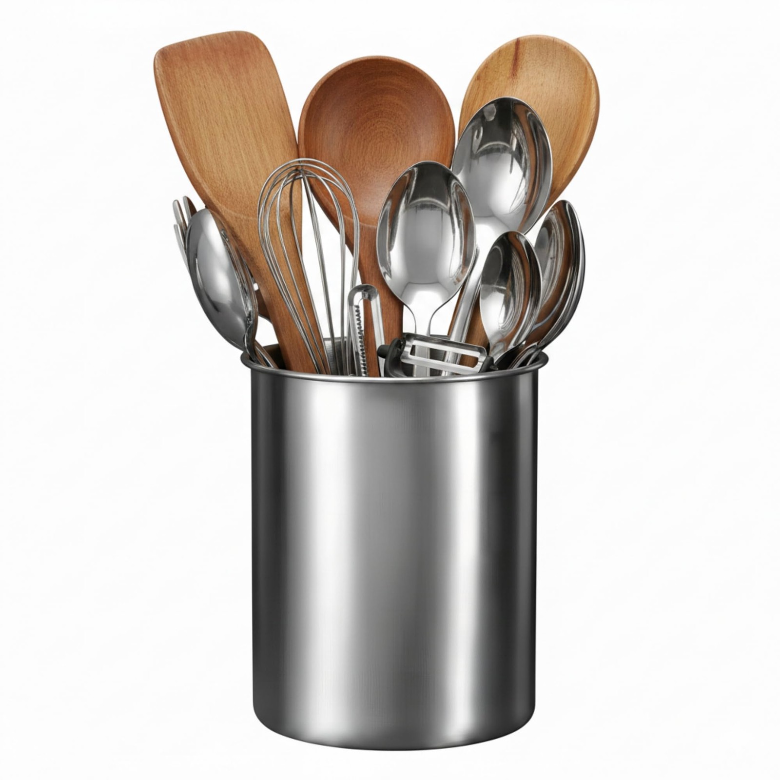 Stainless Steel Utensil Holder for Counter Top - Utensil Caddy, Kitchen Utens...