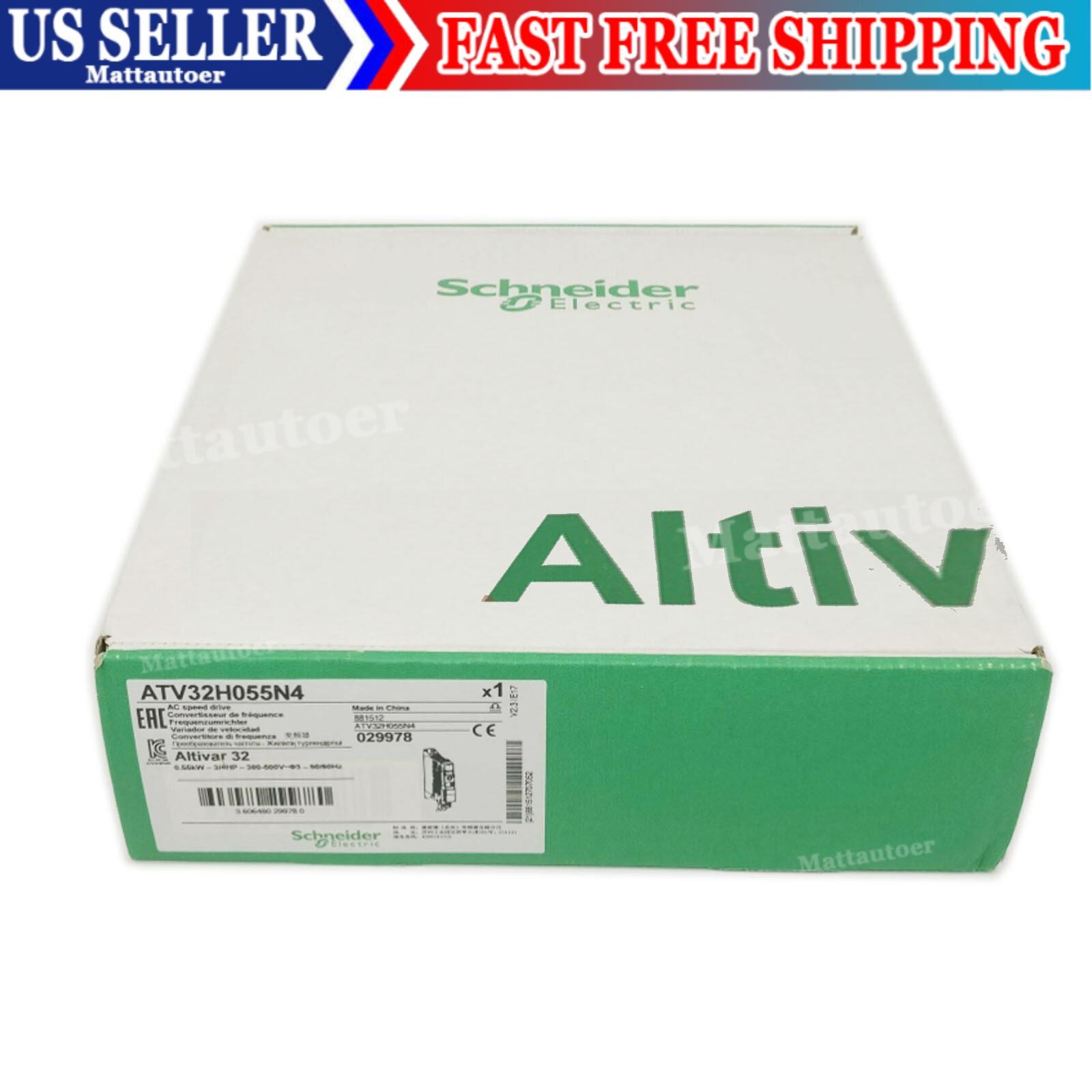 1PC New Schneider Inverter ATV32H055N4