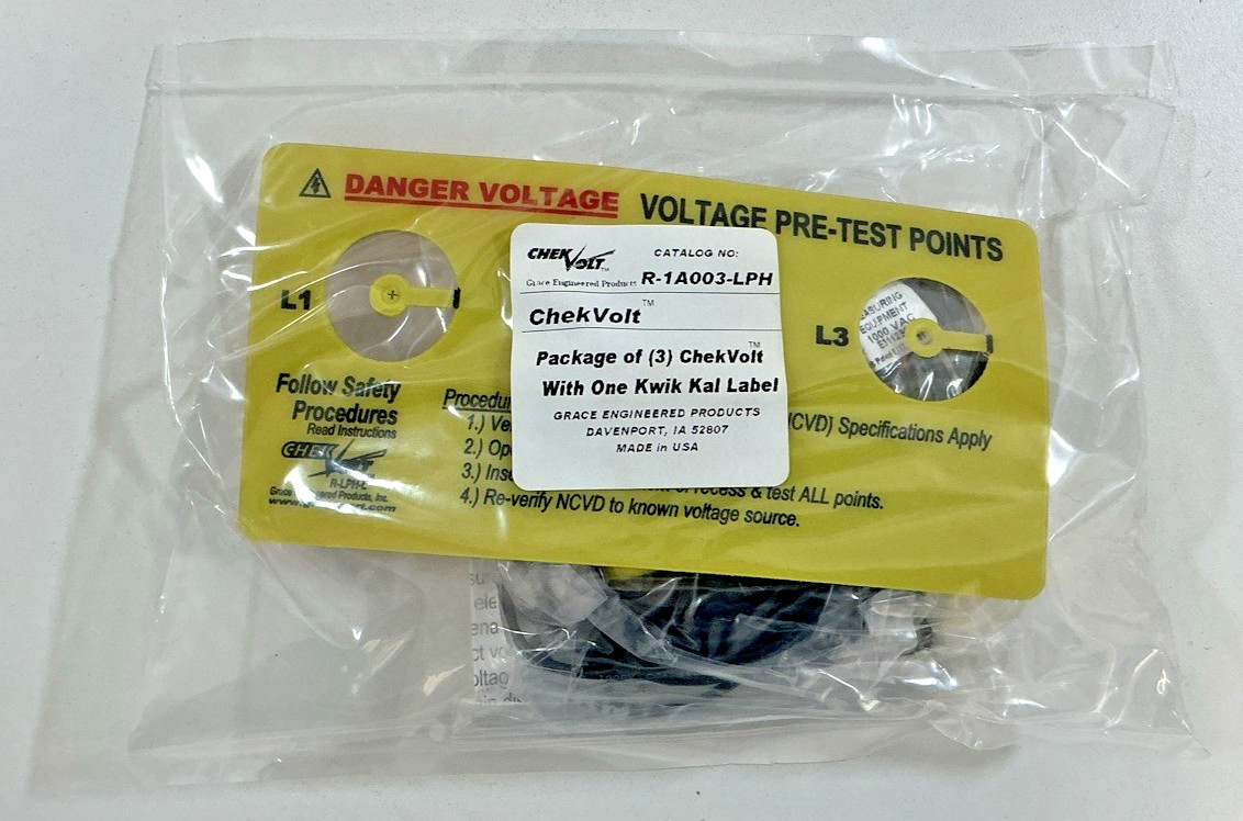 SafeSide - ChekVolt Non-Contact Voltage Portal - R-1A003 - 3 pack  - Brand New