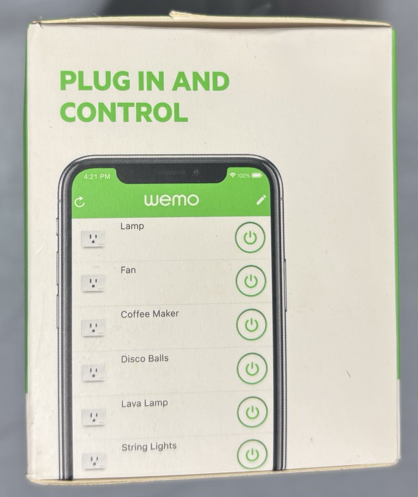 Wemo WiFi Smart Plug: Model WSP080 - White