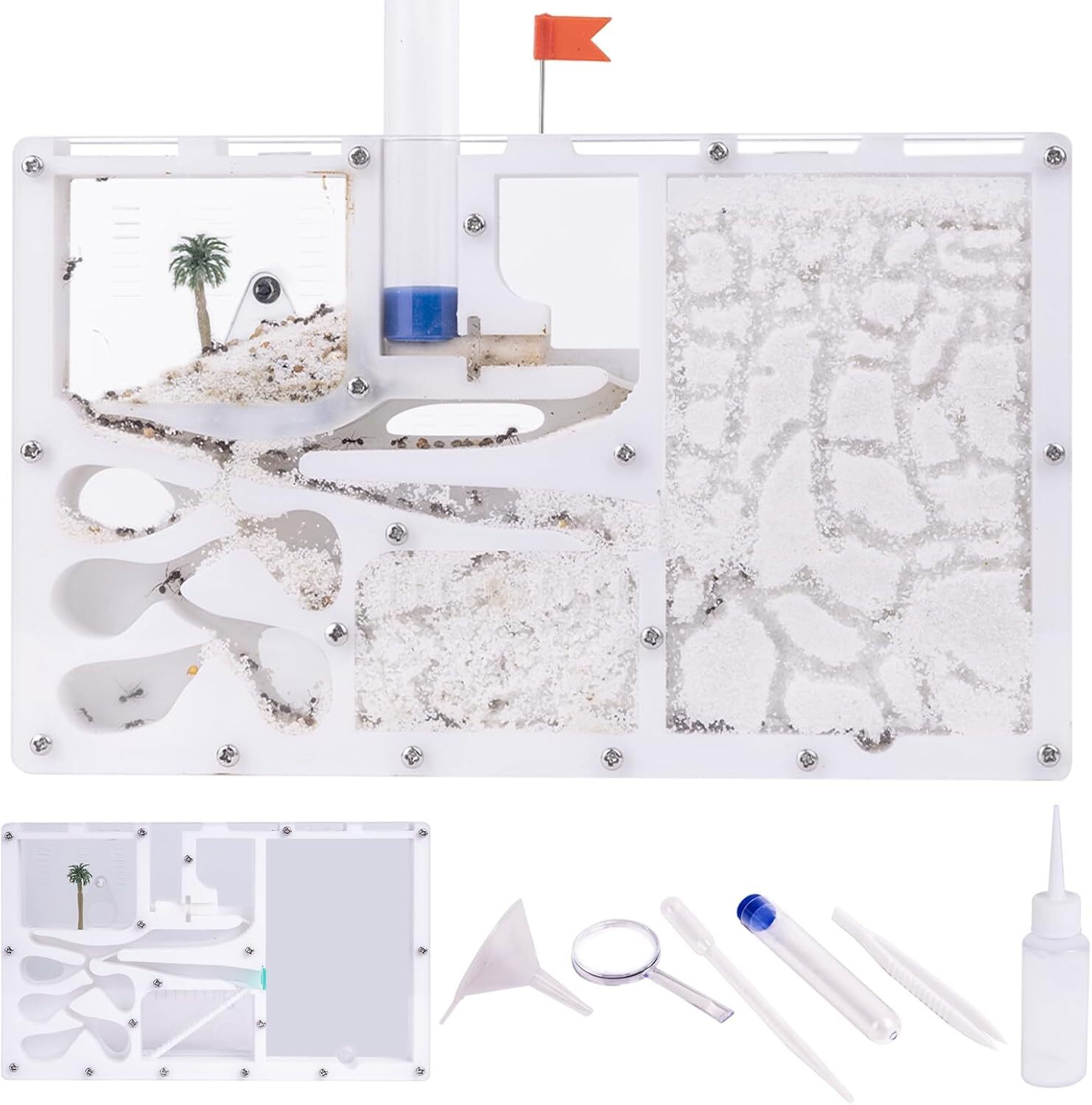 Ant Farm Castle,Habitat Science Learning Kit, Farms for Live Ants,Study of Ec...