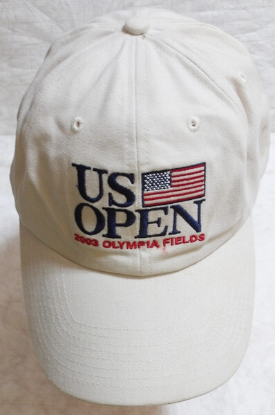 US OPEN 2003 OLYMPIA FIELDS CAP HAT- ADJUSTABLE - USGA MEMBER