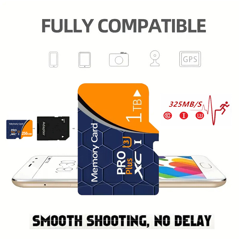 Micro SD Memory Card High Speed TF 256GB 64GB 128GB Class10 U3 Flash TF Card LOT