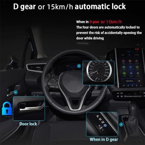 Car Door Auto Speed Lock Unlock Intelligent Device Module Accessories,