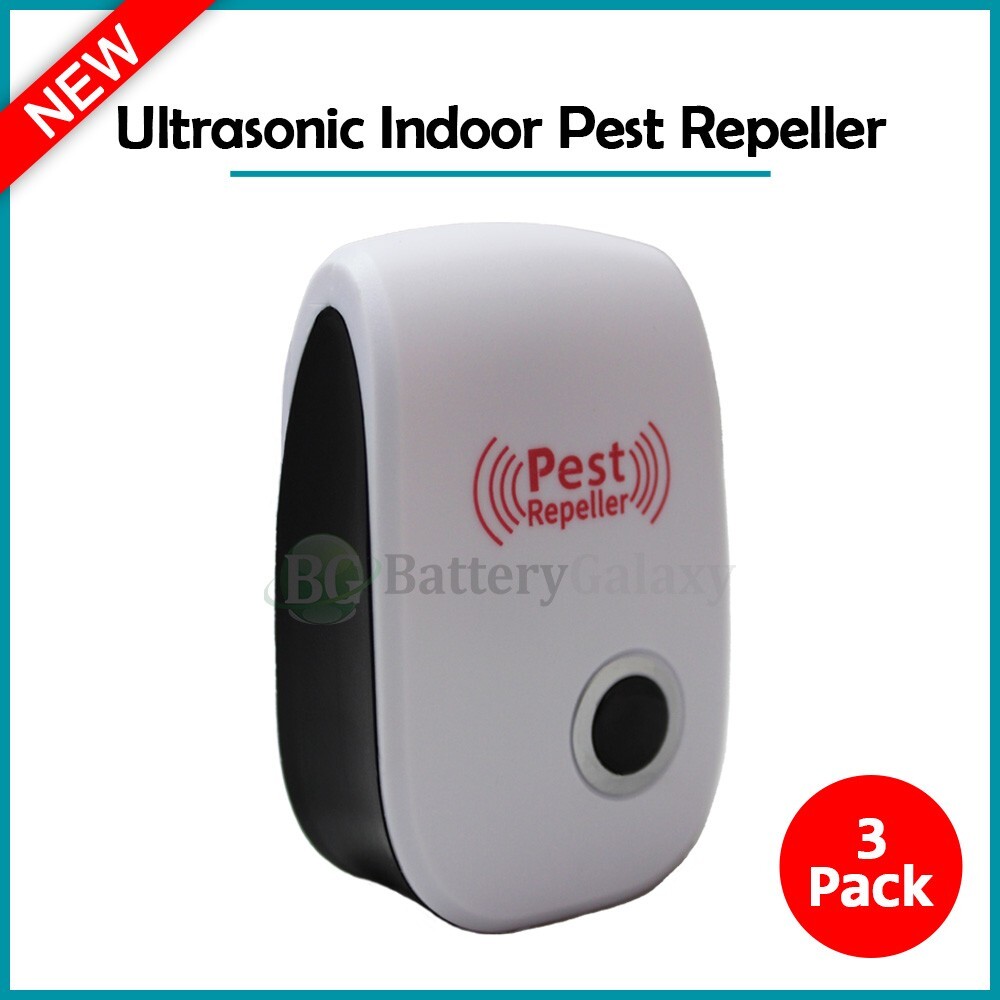 3 Pro Ultrasonic Pest Reject Home Control Electronic Repellent Mice Rat Repeller