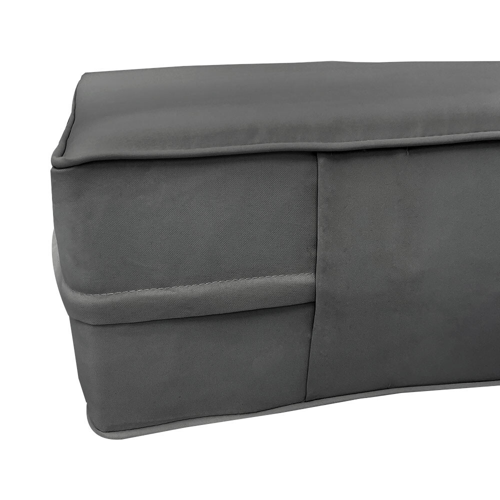 |SLIPCOVER ONLY|S5 Daybed Mattress Bolster Pillow Covers Pipe Trim Twin AD003