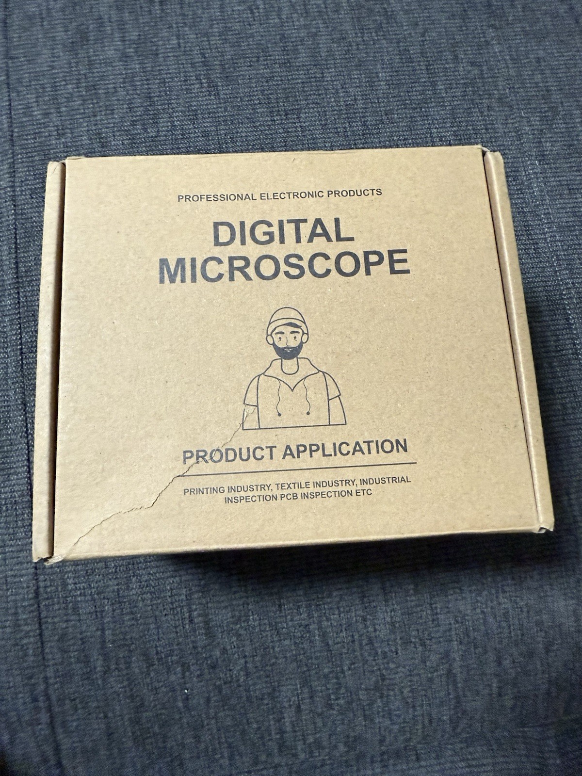 7" LCD Digital Microscope, Coin Microscope with 12MP Camera