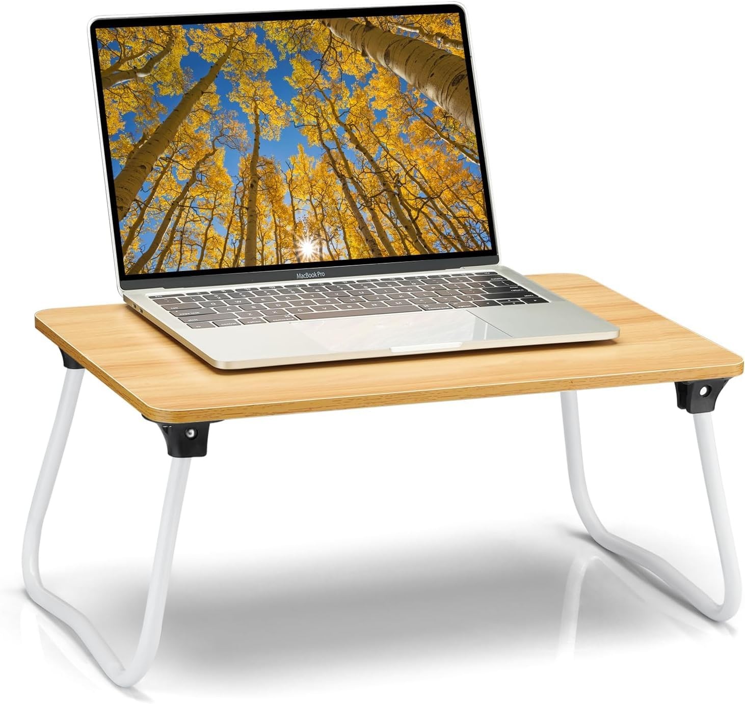 Foldable Lap Desk Laptop Stand Bed Table Tray Breakfast Serving Portable