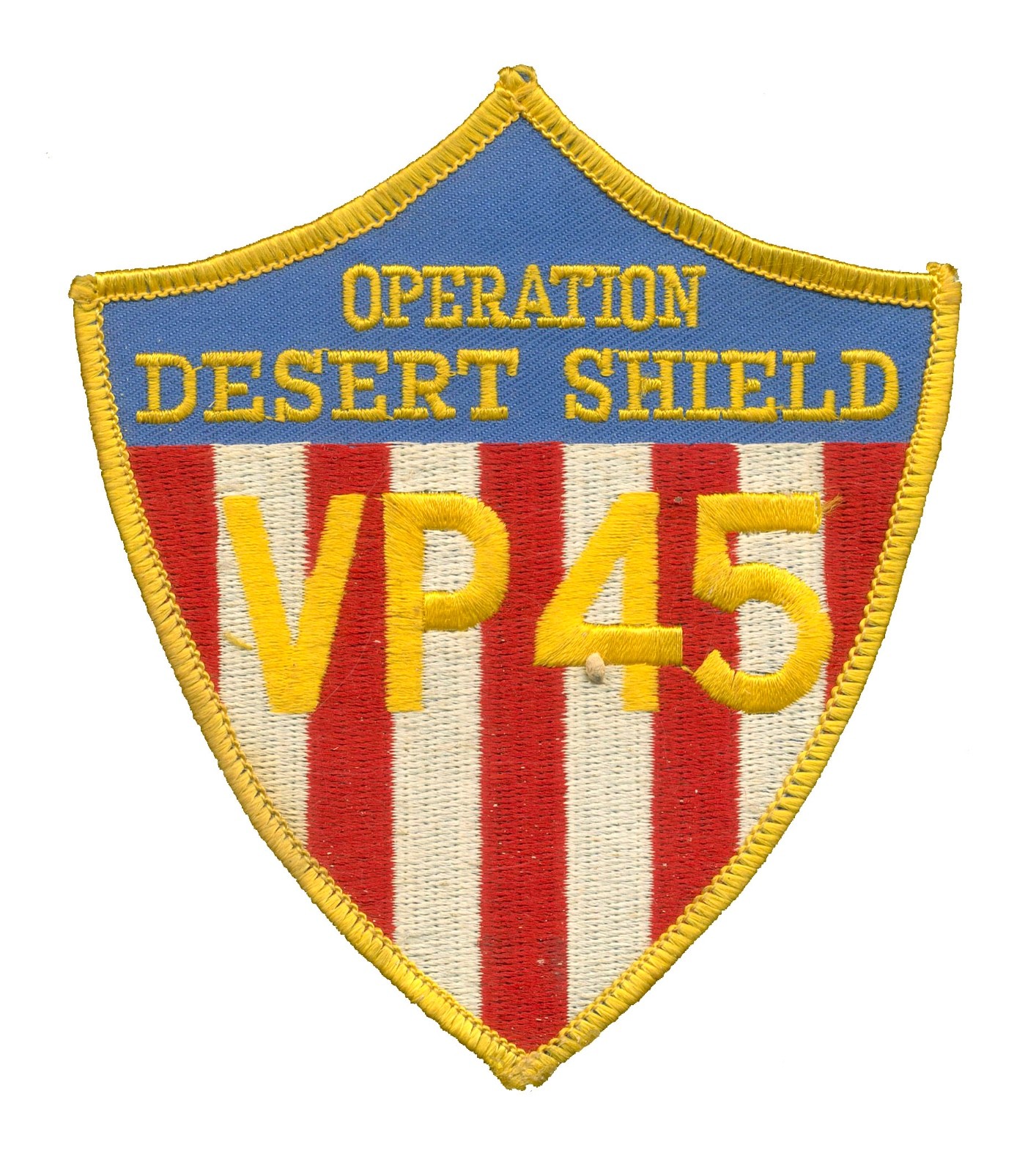 US Navy Patrol Squadron 45 (VP-45) Patch for Operation Desert Shield L052