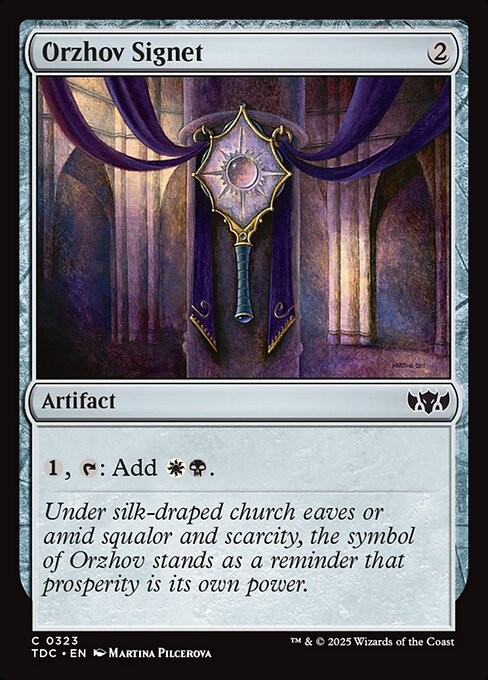 Orzhov Signet 323 C Normal TDC MTG NM