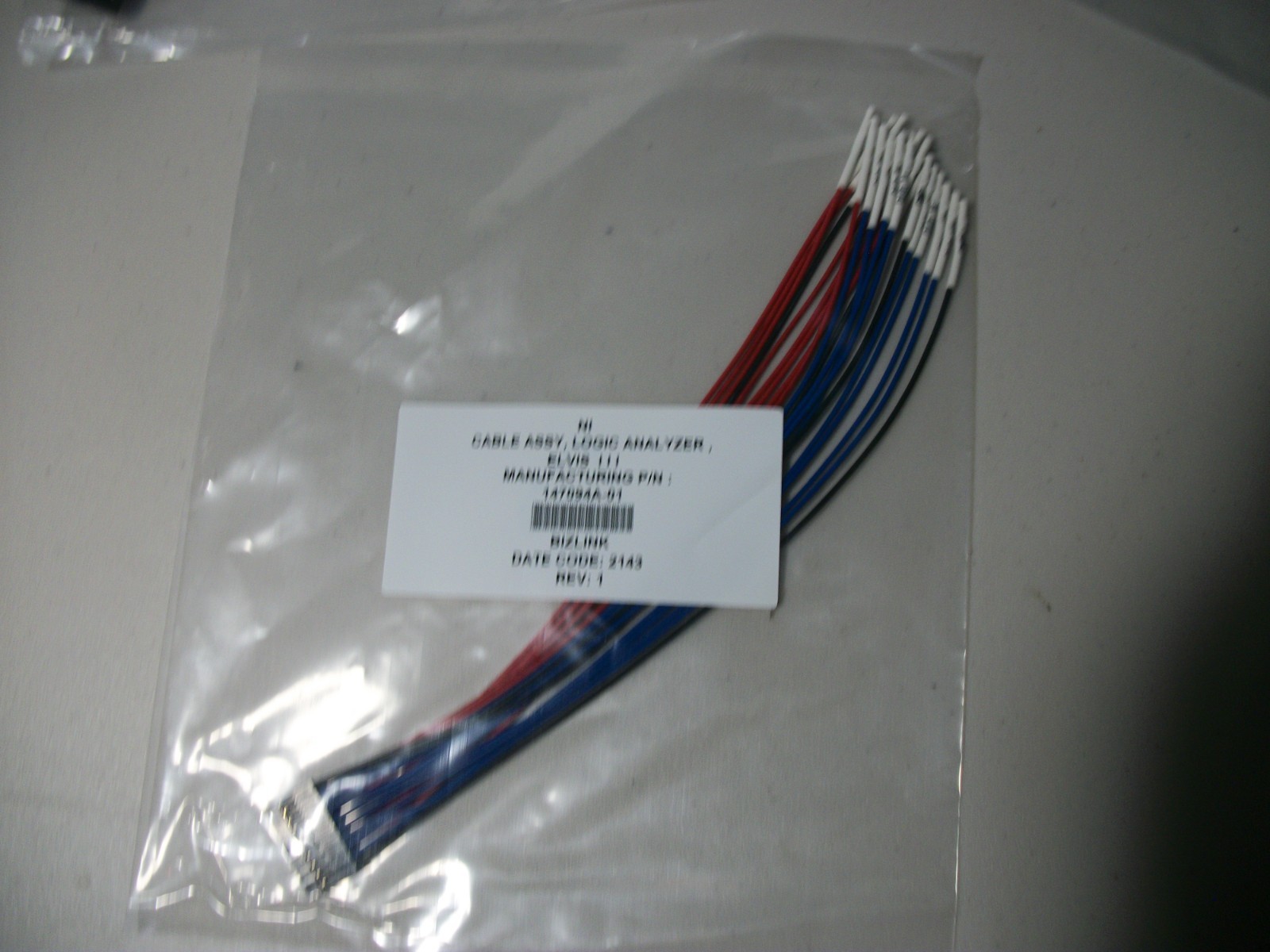 NATIONAL INSTRUMENTS NI CABLE ASSY. LOGIC ANALYZER ELVIS III PN/ 147094A-01