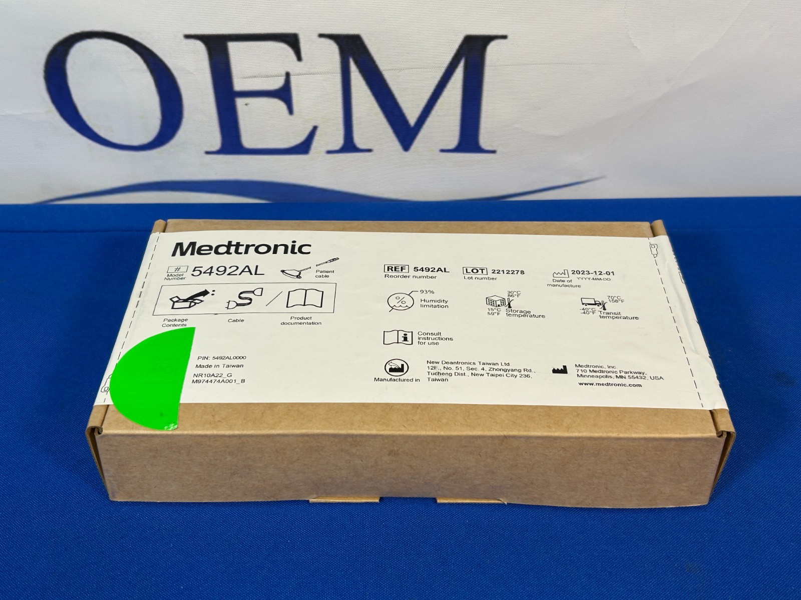 Medtronic 5492AL Reusable Long Patient Cable