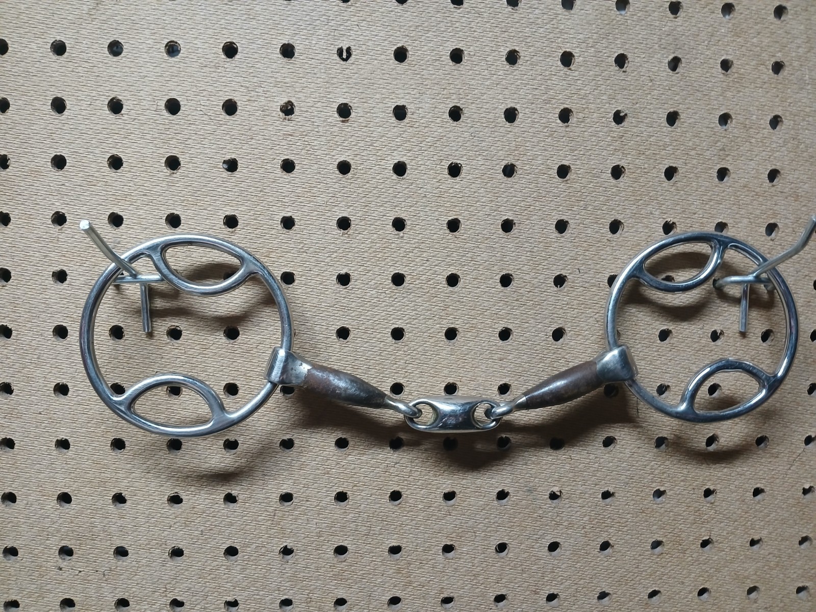 used 6"  Cartwheel bean horse english bit