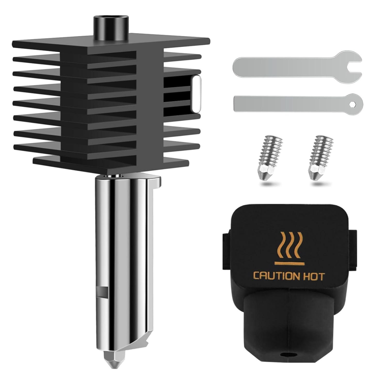 Extruder Hotend Kit for Bamboo Lab A1, A1 Mini 3D Printer, Heating Block...