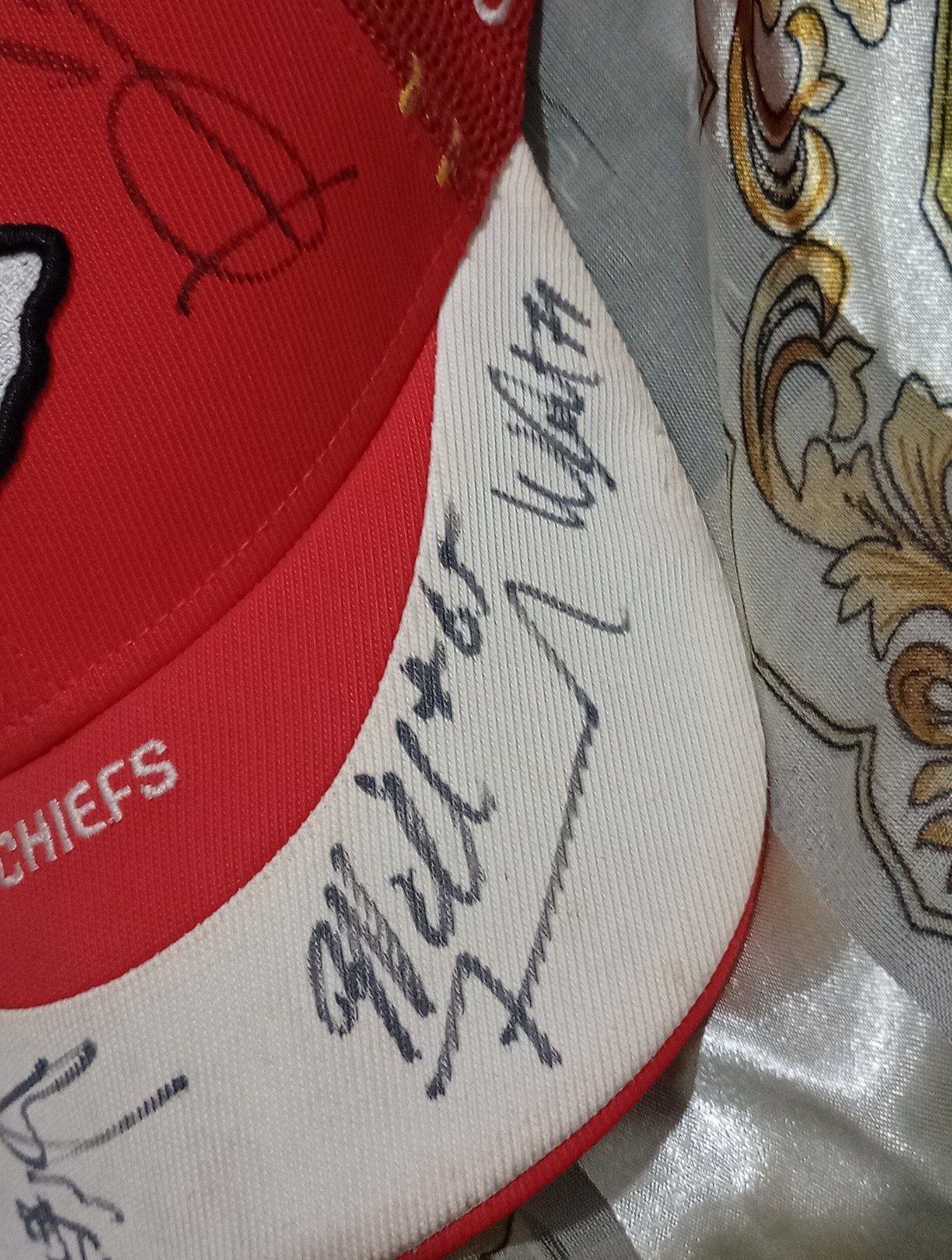 Autographed Chiefs Baseball Cap
