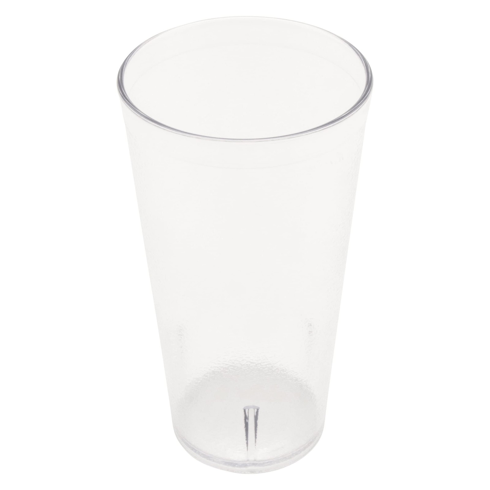 G.E.T. 24 oz Clear Unbreakable Stackable Plastic Tumbler Cup, Set of 4