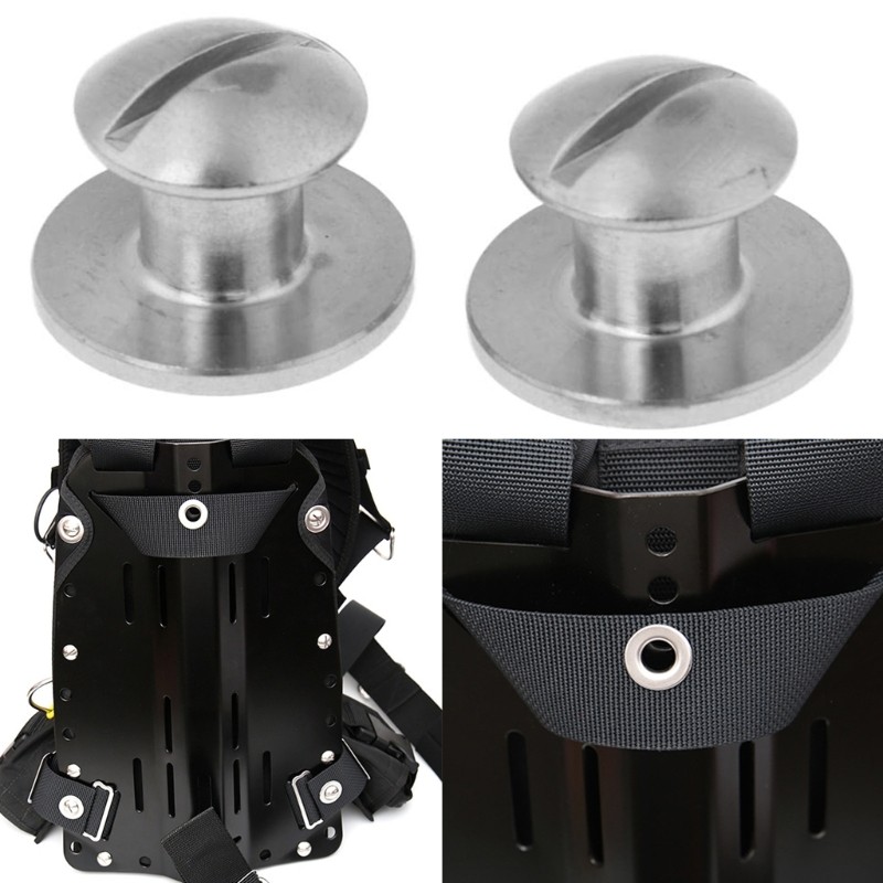 Stainless Backplate Book Screw Accessories for Dives Backplate & BCD Attachments