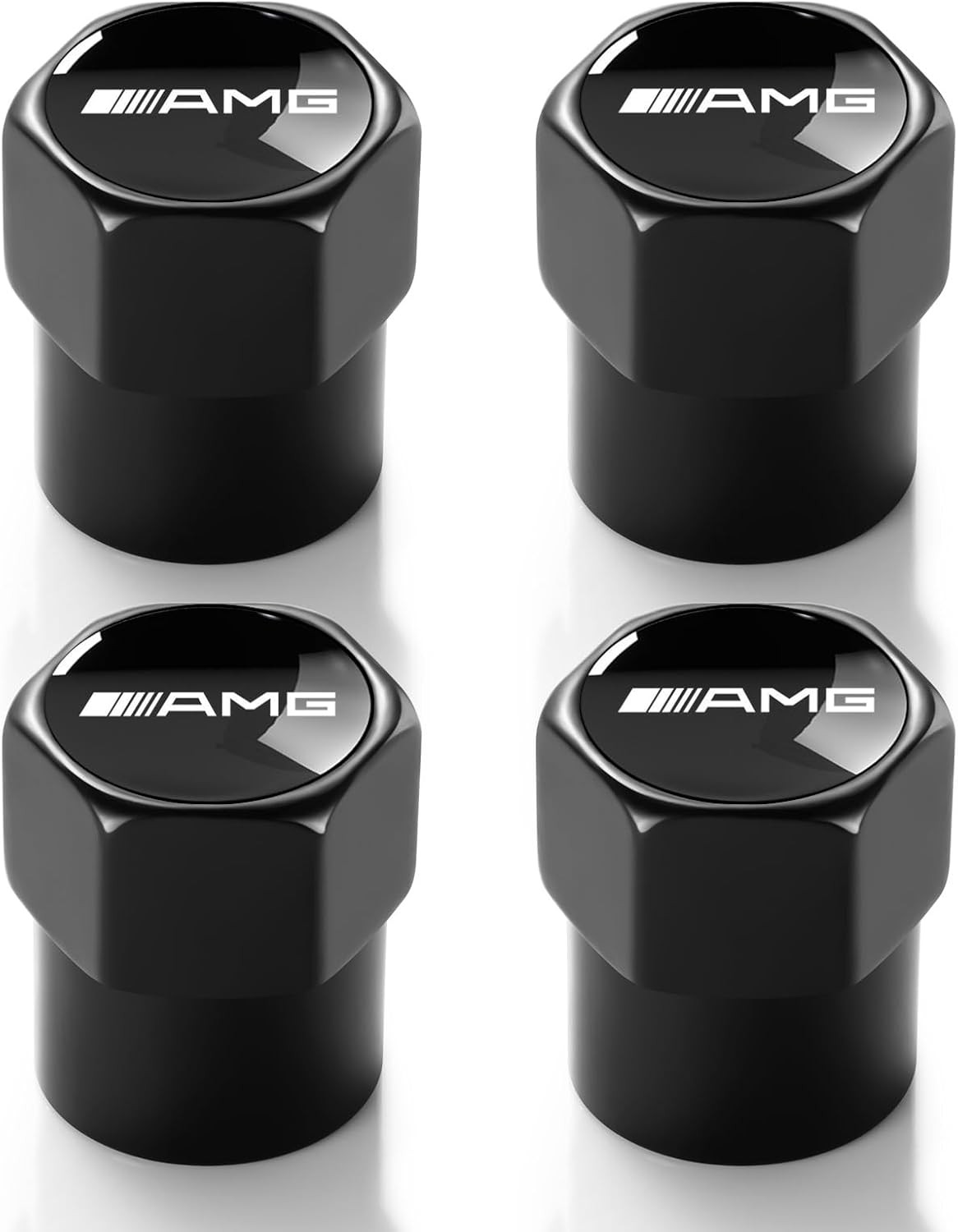 Tire Valve Stem Caps for Mercedes Benz AMG Metal Car Wheel Air caps Auto Valve S