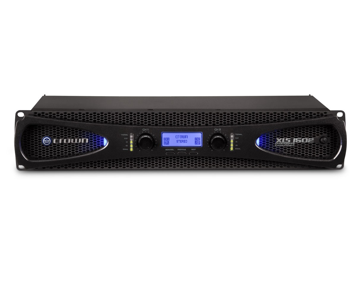 Crown XLS1502 2-Channel 525 Watt Amp Power Amplifier PROAUDIOSTAR