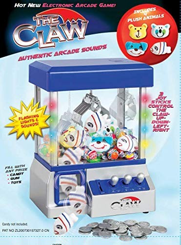 Claw Machine - Arcade Mini Toy Grabber for Kids - Candy Small, Blue