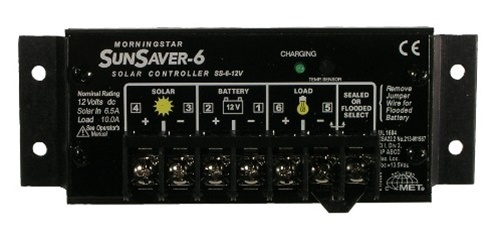 Morningstar  SS-6-12V SunSaver 6 amp 12 volt Solar Charge Controller