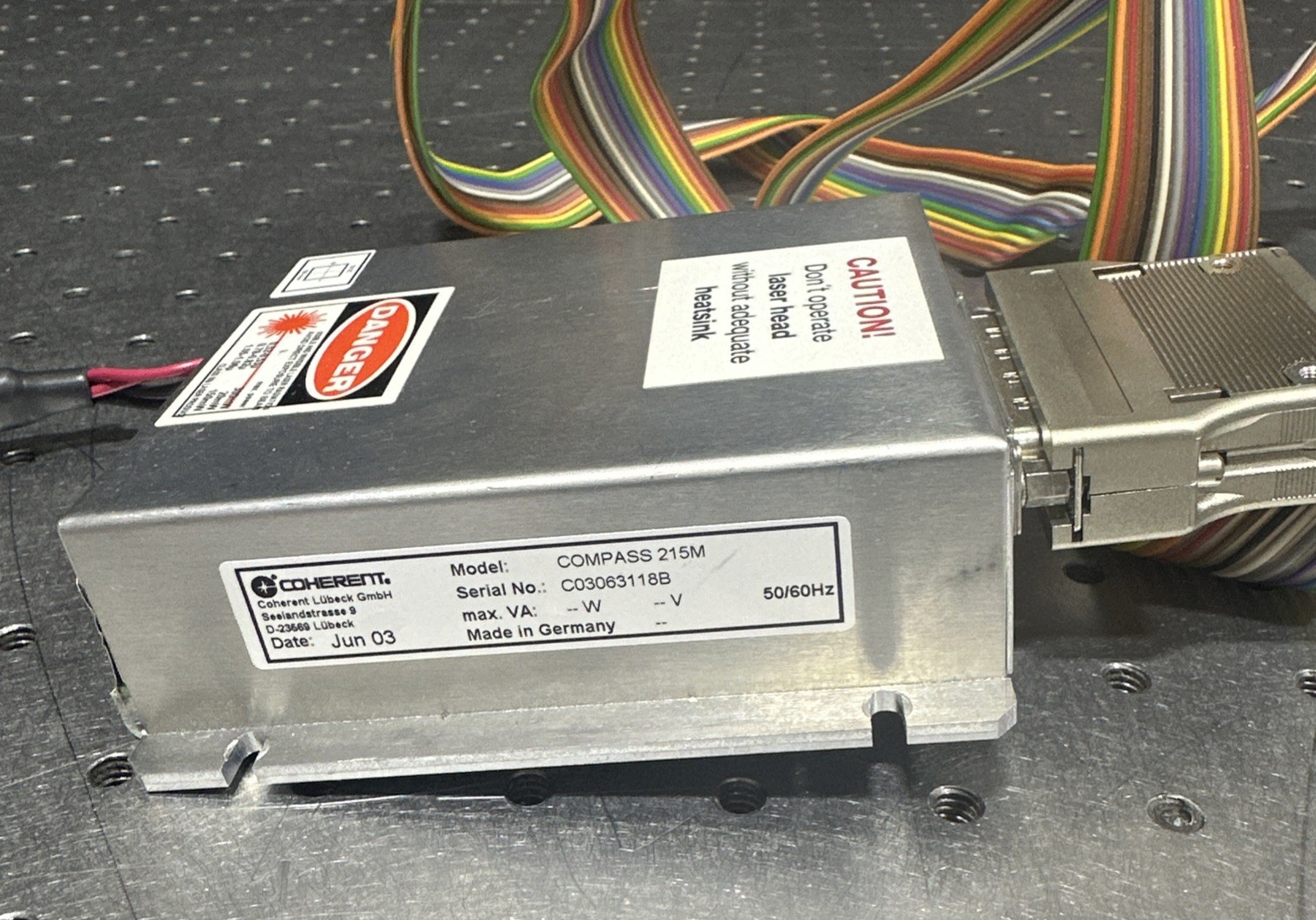 Coherent COMPASS 215M-10 Laser Head & Controller OEM DPSS Laser System