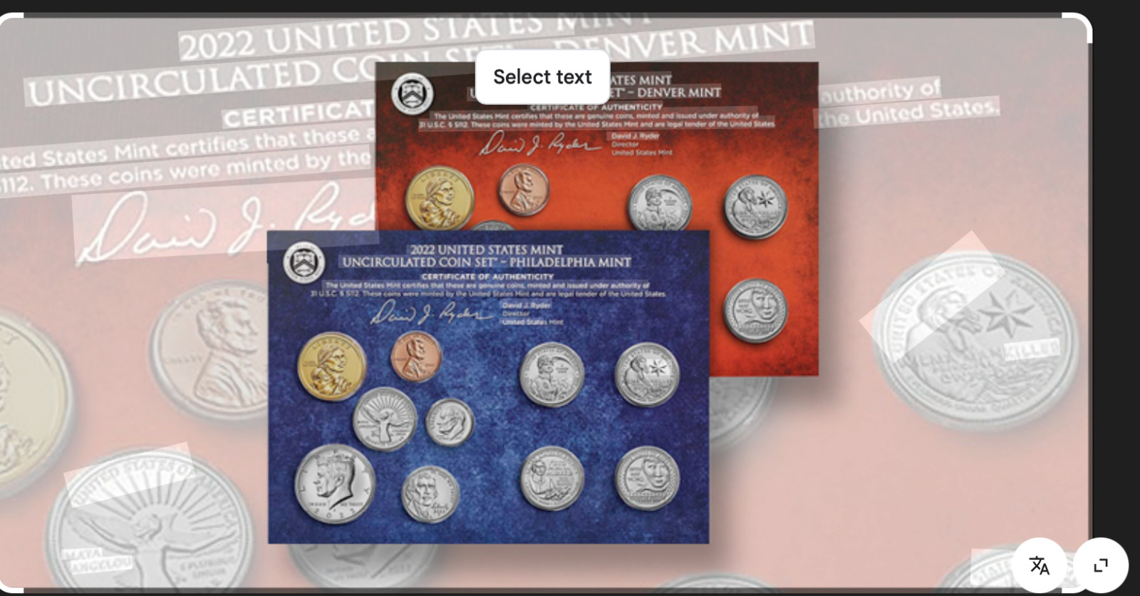 2022 P&D UNITED STATES MINT UNCIRCULATED COIN SET IN MINT SEALED BOX UNOPENED