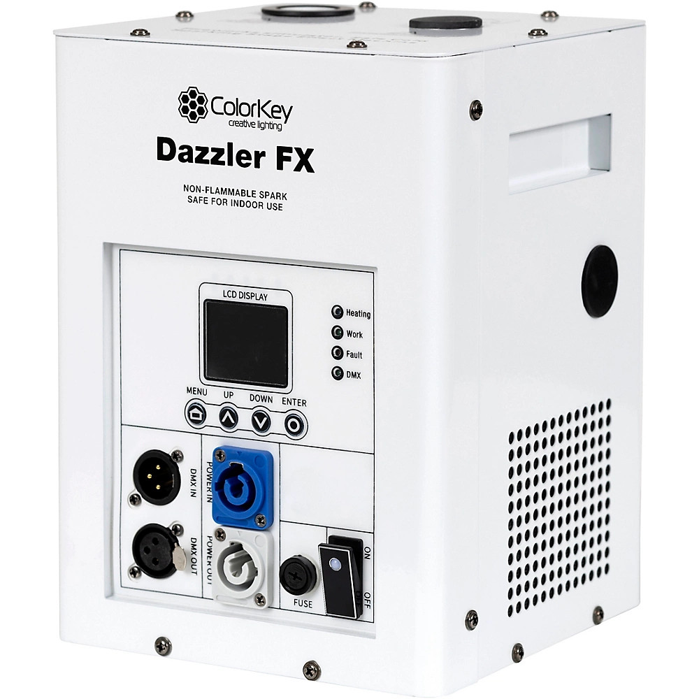 ColorKey Dazzler FX MKII 2-Pack Bundle w/ Road Case White