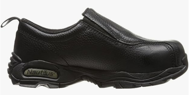 Nautilus Women's Slip/Oil Resistant Water Resistant Steel Toe Slip-On N1631
