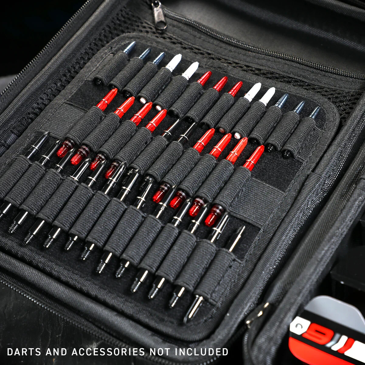 WINMAU ARMOR G4 DART CASE RED HOLDS 4 SETS LOADED
