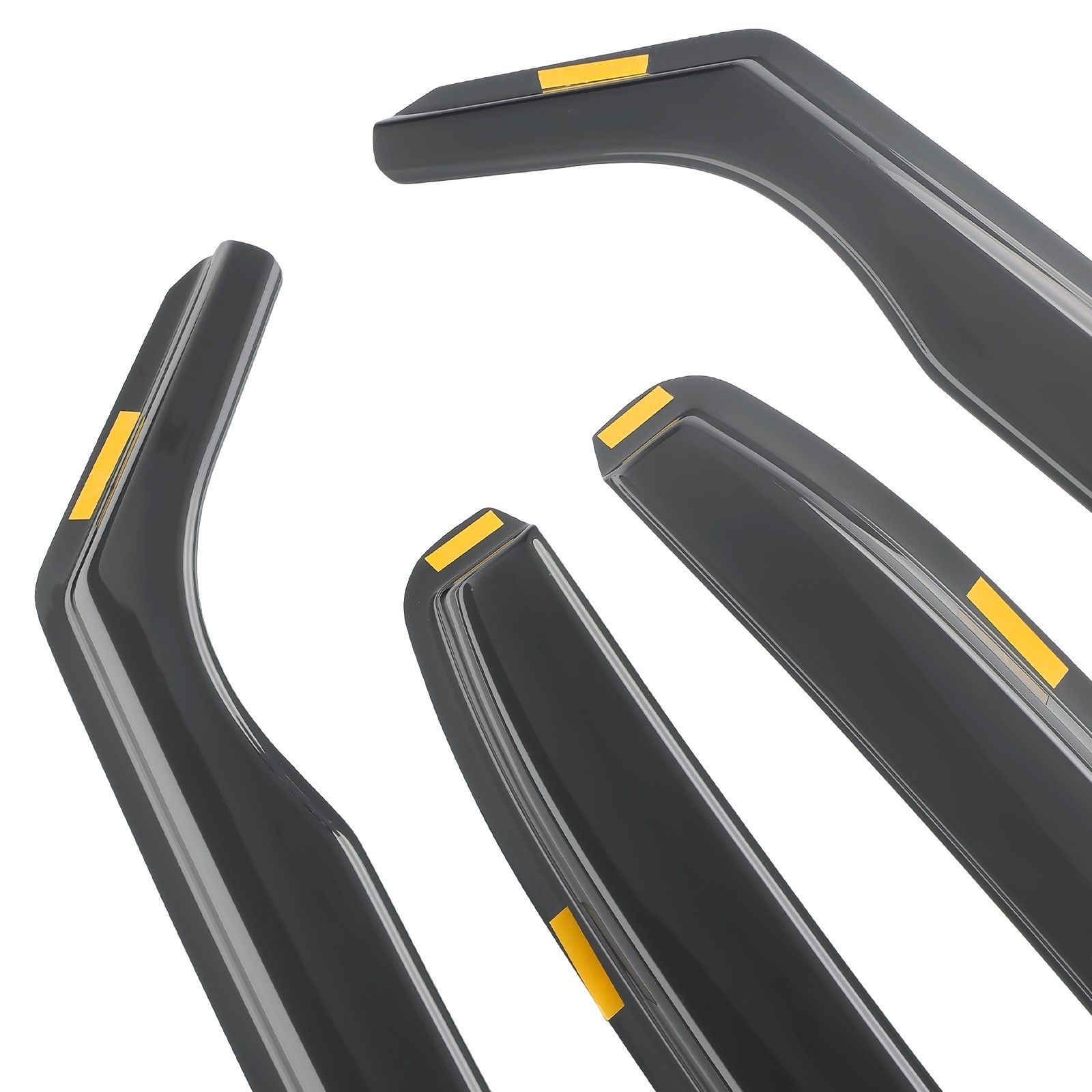 In Channel Rain Guards Vent Visors Shade Smoke for 2018-2024 Toyota In-Channel