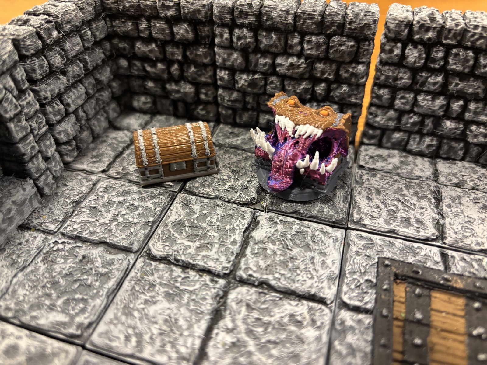 Mimics! Miniatures for Tabletop (Dungeons & Dragons, Pathfinder, etc), Colored
